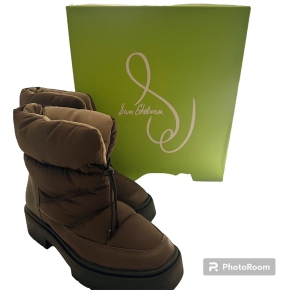 Sam Edelman Lakyn Alpine Green Winter Bootie New in Box Size 9.5 - Picture 2 of 13